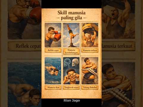 Inilah Skill Manusia Paling Gila Yang Belum Kamu Tahu