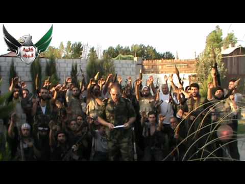 بيان انشقاق الملازم أول حمزة قزيز وتشكيل سرية عباد الرحمن