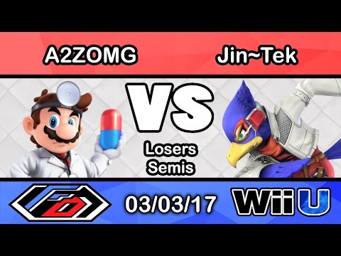 MFDGA 8 - A2ZOMG (Dr.Mario) vs Jin~Tek (Falco) Losers Semis - Smash Wii U
