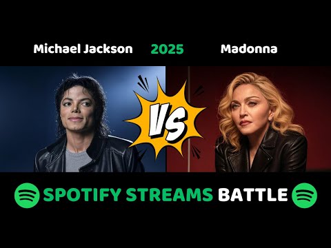 Michael Jackson vs Madonna | TOP 100 Spotify 2025