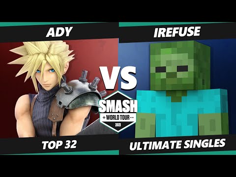 SWT Europe Online Qualifier Match - iRefuse (Steve) Vs. Ady (Cloud) SSBU Ultimate Tournament