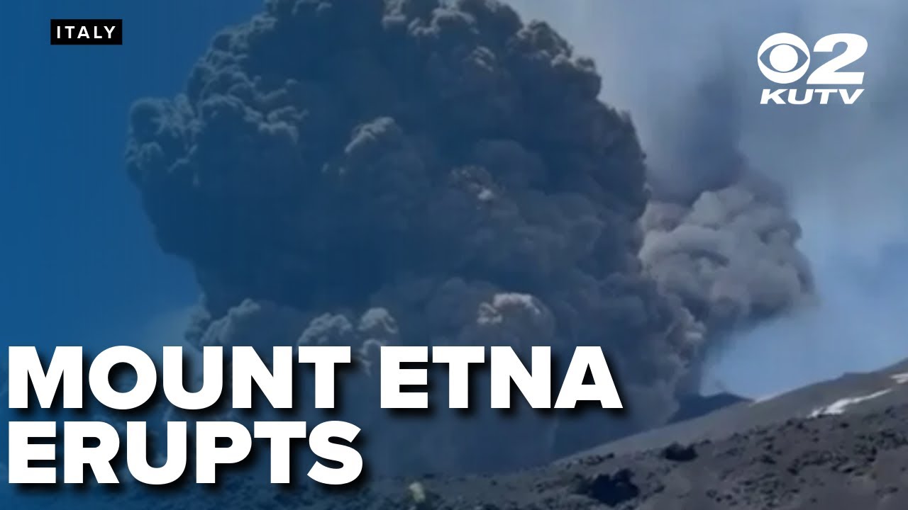 WATCH: Italy's Mount Etna erupts