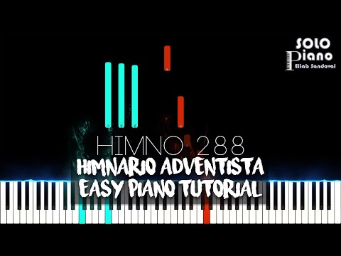 HIMNO 288 - Al contemplarte, mi Salvador | Easy Piano Tutorial + Partitura