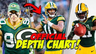 Reacting to the Packers OFFICIAL Depth Chart!