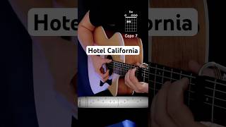 Hotel California - Eagles || Guitar tutorial #guitar #shorts #tutorial #easy #lesson