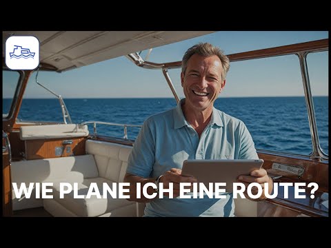 Wie plane ich eine Route in die Wasserkarten App?