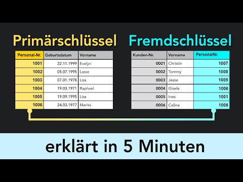 Primärschlüssel & Fremdschlüssel einfach erklärt (SQL lernen)