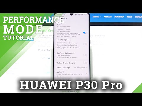 HUAWEI P30 Pro – Activate and Use High-Performance Mode