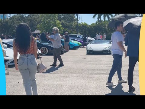 Two Latin Women Checking Out Guys In Lamborghini Huracan