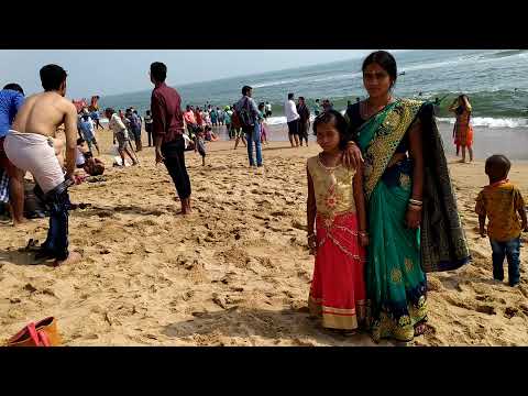 Puri sea beach Ranju and pragya