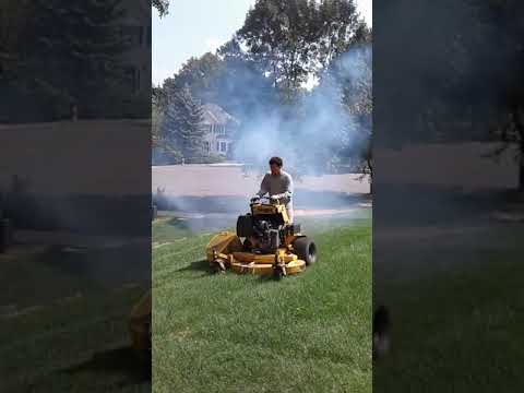 Exploding Lawnmower - Man disappears