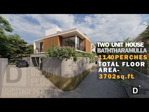 233.PROPOSED NEW TWO UNIT HOUSE AT BATHTHARAMULLA SRI LANKA