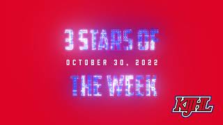 Instat KIJHL 3 Stars of the Week - October 30, 2022