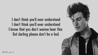 Shawn Mendes  - Don’t Be A Fool Lyrics 🎵
