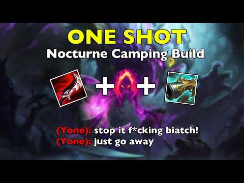 I CAMPED him as NOCTURNE so he started crying