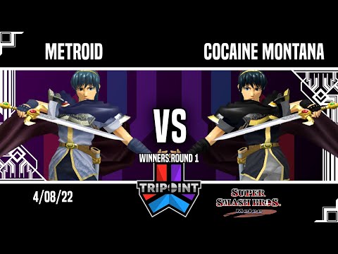 Tripoint Smash 138 - Winners Round 1 - metroid(Marth) Vs. Cocaine Montana(Marth)