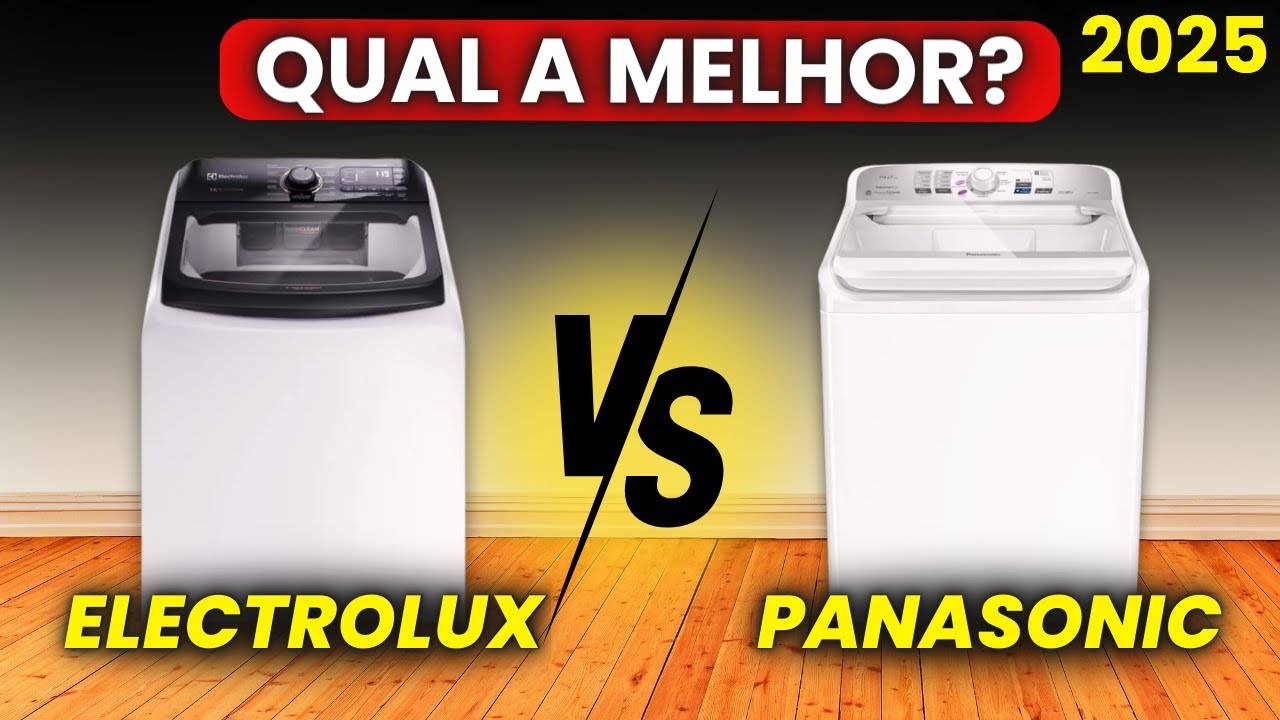 MÁQUINA DE LAVAR ELECTROLUX OU PANASONIC? Qual a Melhor Máquina de Lavar Roupas de 2024?