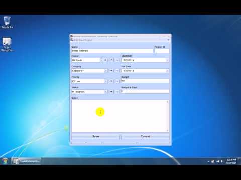 Project Management Database Software