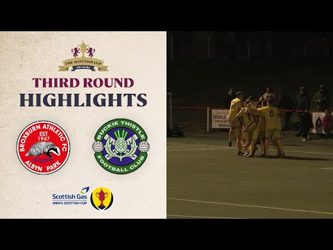 Broxburn Athletic 2-2 Buckie Thistle (4-5 on Pens) | Scottish Gas Men's Scottish Cup Third Round