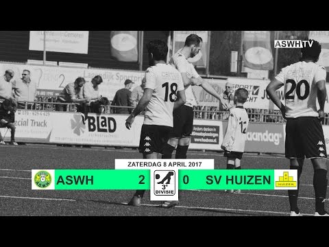 Doelpunten ASWH - SV Huizen 2-0 (08-04-2017)