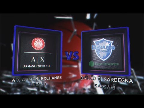 Highlights/ SF G2 AX Armani Exchange Milano - Banco di Sardegna Sassari LBA Playoff PosteMobile