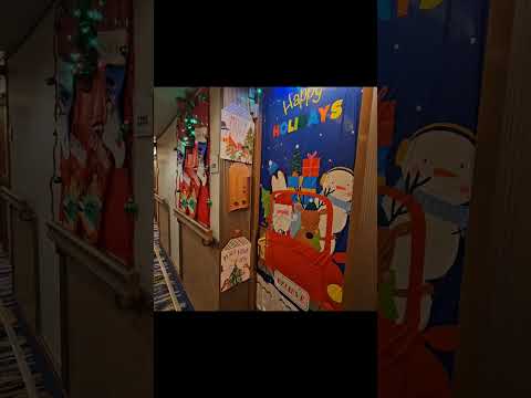 Thumbnail for I love #decorating door for #Christmas on the #cruiseship  Spending Christmas on the #CarnivalLegend