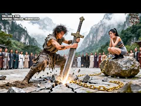 Mendigo Entra A Prueba De Espada, Es Burlado, Resulta Ser Dios De Guerra Con Espada De 1000kg!