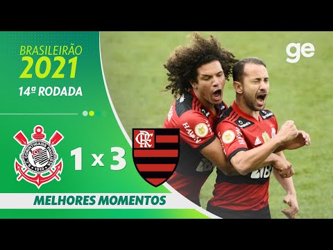 Gols e lances de Corinthians x Flamengo