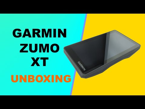 Garmin zūmo XT 5,5 colio motociklo navigatorius video