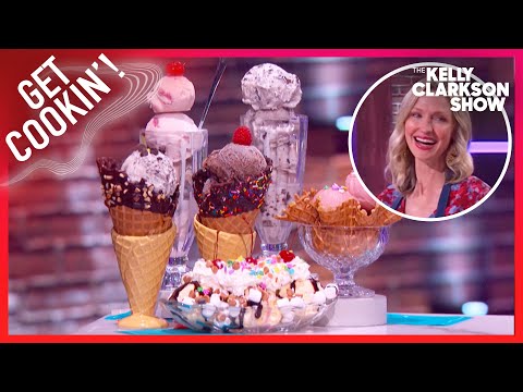 Kelly Makes Homemade Vanilla Ice Cream With Catherine McCord