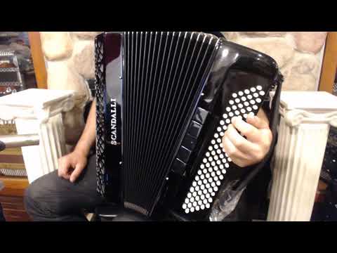 SCANP342C - Black Scandalli Conservatorio P 342 Piano Accordion Converter C LMH 37 118 $5999