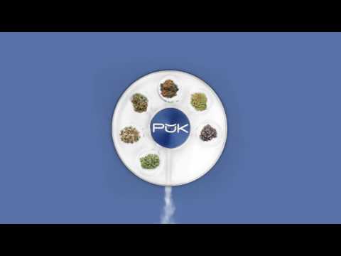 PUK Six Shooter Glass Pipe