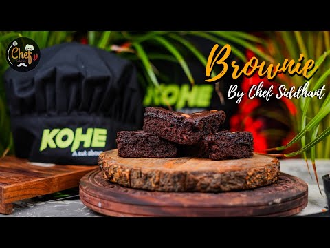Eggless brownies | chocolate brownie recipe | how to make brownies | WithoutOven | chef siddhant