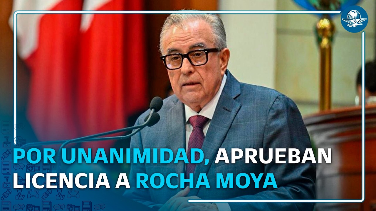 ÚLTIMA HORA Congreso de Sinaloa otorga licencia a Rubén Rocha Moya