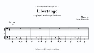 Download lagu Libertango (piano solo) - Astor Piazzolla - Sheet music transcription mp3 Download lagu Libertango (piano solo) - Astor Piazzolla - Sheet music transcription mp3