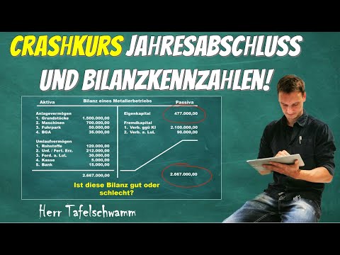 Crashkurs Bilanzkennzahlen - Einfache Erklärung zur Analyse von Kennzahlen und dem Jahresabschluss!