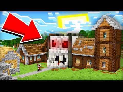 СТРАШНЫЙ ИГРОК ПЕРЕЕХАЛ К НАМ В ДЕРЕВНЮ ЖИТЕЛЕЙ В МАЙНКРАФТ | Компот Minecraft