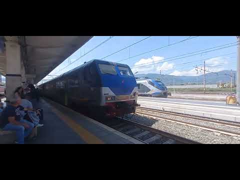 partenza del treno reg. Cosenza-Reggio  Calabria a Lamezia Terme c.le.
