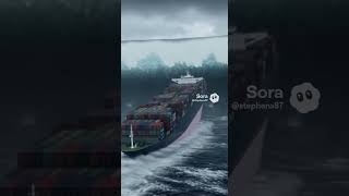 #ai #ship #shipwreck #ocean #tsunami #ocean #scaryvideos #mothernature #tsunamiwave #capsize