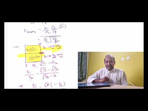 Time taken to empty tank and Problems on application of Bernoulli's theorem for JEE and NEET Physics