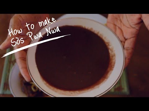 Haitian Recipes: Black Bean Sauce | Sos Pwa Nwa