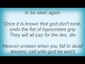 Deicide - Never To Be Seen Again Lyrics