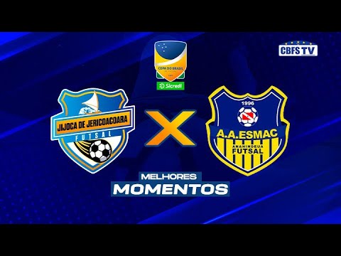 JIJOCA 6 X 2 ESMAC | GOLS | JOGO DE VOLTA DAS QUARTAS DE FINAIS DA COPA DO BRASIL DE FUTSAL