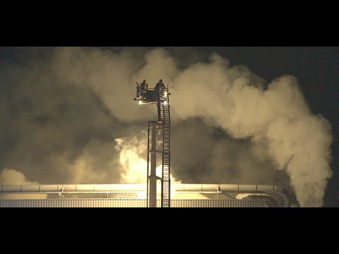 Brand bei Futtermittelfabrik - Einsatz für die Feuerwehr Kevelaer