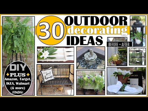 30 OUTDOOR DECORATING IDEAS | DIY PORCH~PATIO~DECK ⭐NEW⭐200+ ideas from Amazon, IKEA, Target & more