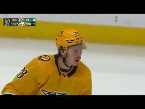 Eeli Tolvanen (NSH28) | All Shifts - 3rd Period | Nashville Predators vs Dallas Stars 10 13 2022