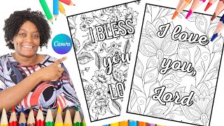 How to Create Coloring Book in Canva and Sell to Amazon KDP
