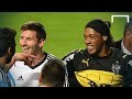 Ronaldinho look-alike meets Messi
