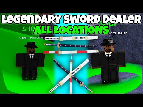 Legendary Sword Dealer ALL Locations & TTK in Blox Fruits! Sea 2