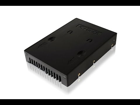 Kištukinis Icy Dock 3.5 "2,5" SATA HDD &amp; SSD EZKonvertuoti disko (MB882SP- 1S- 1B) video